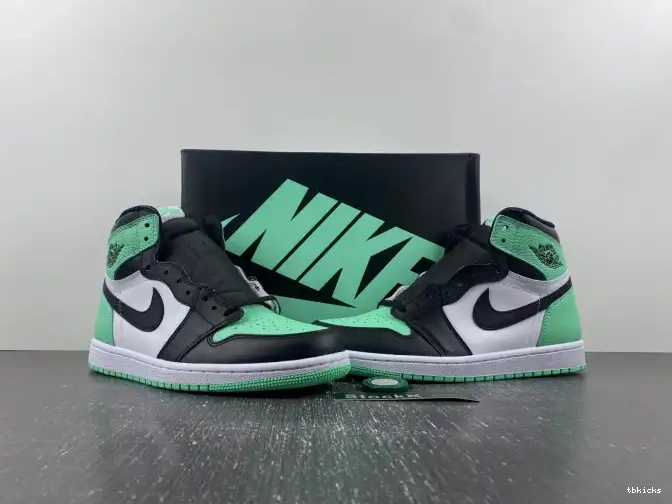 Rep TBK Green Jordan OG Air High Glow 1 DZ5485-130 0429